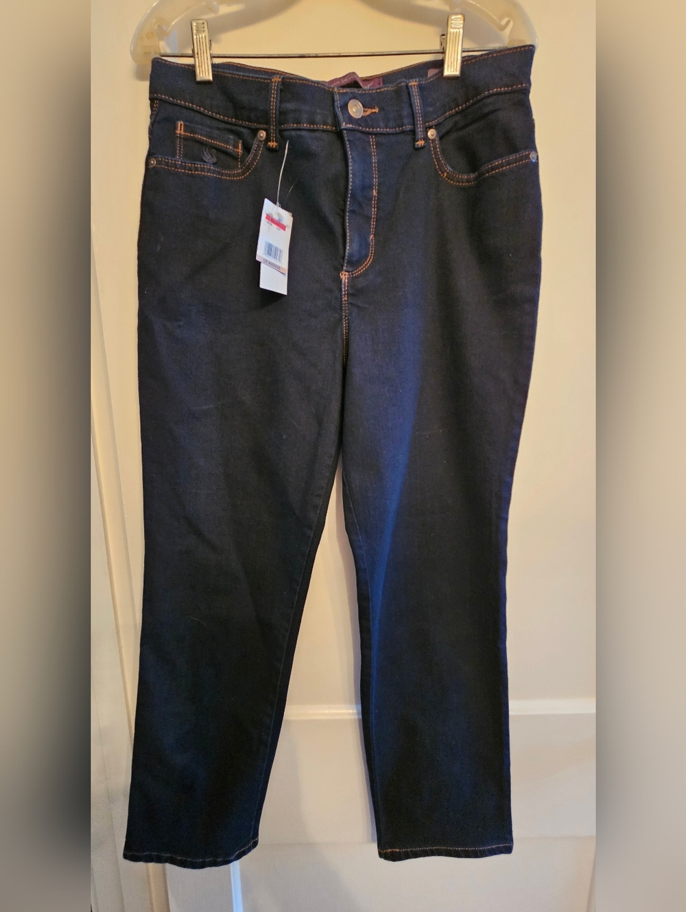 Gloria Vanderbilt Women's Amanda Jeans Blue Size 12P NWT
